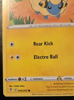 Mareep 054/203 Common Sword & Shield: Evolving Skies Pokemon TCG - Image 4