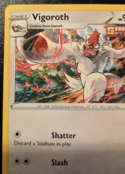 Vigoroth 130/203 Uncommon Sword & Shield: Evolving Skies Pokemon TCG - Image 2