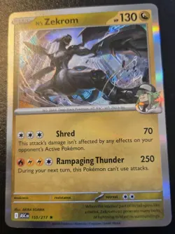N's Reshiram 154/217 Holo Rare Mega Evolution: Ascended Heroes Pokemon TCG - Image 1