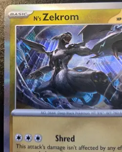N's Reshiram 154/217 Holo Rare Mega Evolution: Ascended Heroes Pokemon TCG - Image 2