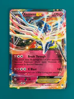 Pokemon Xerneas EX XY07 Black Star Promo Holo LP - Image 1