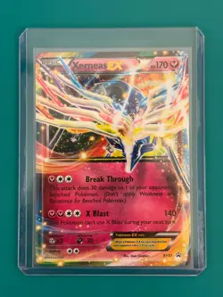Pokemon Xerneas EX XY07 Black Star Promo Holo LP - Image 3