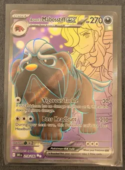 Arven's Mabosstiff EX 235/182 Sv10: Destined Rivals Ultra Rare Pokemon TCG NM - Image 1