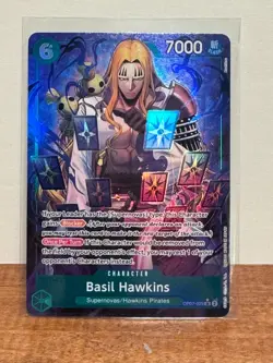 Basil Hawkins SR Alt Art One Piece 500 Years in the Future OP07 029 English N/NM - Image 1