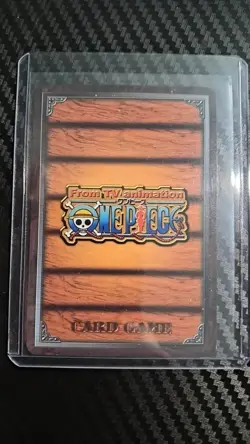 One Piece Bandai 2002 card Game Luffy PROMO RG-W02 HOLO FOIL RARE VINTAGE OP - Image 2
