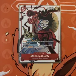 One Piece CCG Monkey.D.Luffy 3rd Anniversary ST01-012 - Image 1