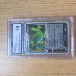 Tyranitar ex Holo Pokemon Card Unseen Forces 111/115 ARK BGS PSA 7 - Image 1