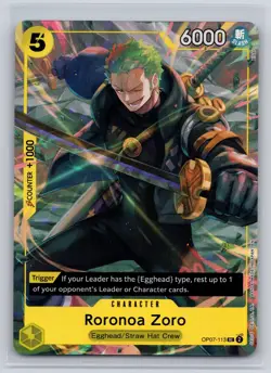 Roronoa Zoro (Illustration Box Vol.3) OP07-113 One Piece Promotion Cards - Image 1