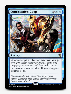 Confiscation Coup [Commander: Aetherdrift] MTG Magic NM/M 💧 - Image 1