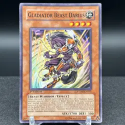 Gladiator Beast Darius PTDN-EN031 1st Edition Common Yugioh Card - Image 1