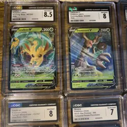 Pokemon 9X CGC GRADED CARD LOT - 7-8-8.5 English And Japanese - Image 2