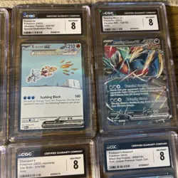 Pokemon 9X CGC GRADED CARD LOT - 7-8-8.5 English And Japanese - Image 3