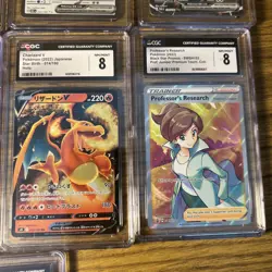 Pokemon 9X CGC GRADED CARD LOT - 7-8-8.5 English And Japanese - Image 4