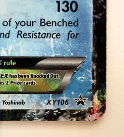 Pokemon TCG Gyarados EX Holo Promo Card XY XY106 Rare NM Red Gyarados - Image 4