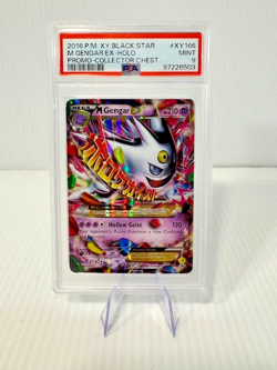 2016 Pokemon Black Star Promo Card Mega Gengar EX #XY166 HOLO PSA 9 TCG Graded - Image 1