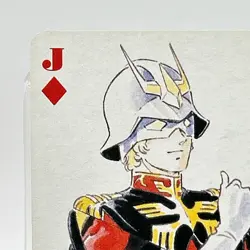 Char Aznable Gundam Playing Cards Animage Supplement Japanese Anime Manga 1985 - Image 2