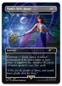 Yuna's Holy Magic - Prismatic Ending #1868 (NM) Secret Lair Drop SLD Magic MTG - Image 1