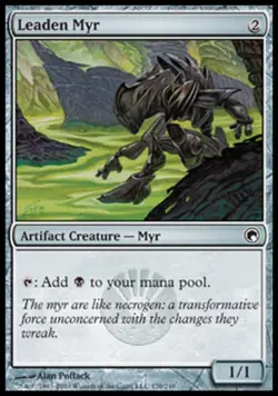 Leaden Myr - Medium Play MTG Scars of Mirrodin - Image 1