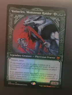 Vorinclex Monstrous Raider - MTG Showcase Foil NM - Kaldheim - #320 - Image 1