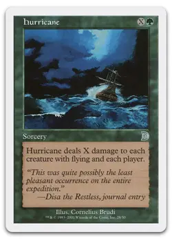 Hurricane #28 (NM) Deckmasters Garfield vs Finkel DKM Magic MTG - Image 1