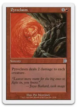 Pyroclasm #19 (LP) Deckmasters Garfield vs Finkel DKM Magic MTG - Image 1