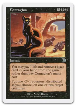 Contagion #2 (NM) Deckmasters Garfield vs Finkel DKM Magic MTG - Image 1