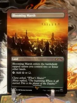 MTG | Blooming Marsh [Secret Lair Dr Who Dalek Lands] NF - Image 1