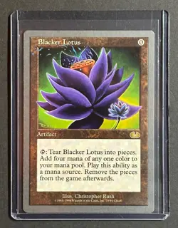 1998 Magic: The Gathering Blacker Lotus #70 - Image 3
