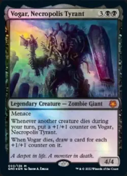 MTG Vogar, Necropolis Tyrant [Game Night: Free-for-All] Foil Near Mint Magic - Image 1