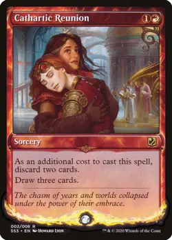 MTG Cathartic Reunion [Signature Spellbook: Chandra] Foil Near Mint Magic - Image 1