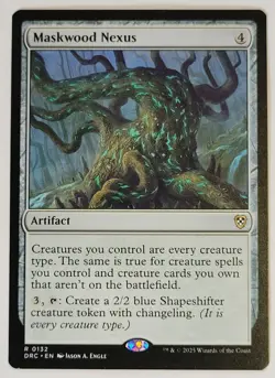 Maskwood Nexus Aetherdrift Regular Rare Artifact DFT DRC 132 mtg NM/M - Image 1