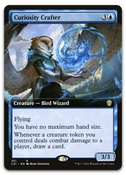 Curiosity Crafter (Extended Art) #351 (NM) Commander 2021 C21 Magic MTG - Image 1