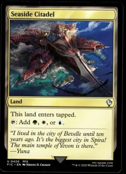 1x Seaside Citadel - Commander: FINAL FANTASY - NM - MTG - Image 1