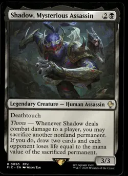 1x Shadow, Mysterious Assassin - Commander: FINAL FANTASY - NM - MTG - Image 1
