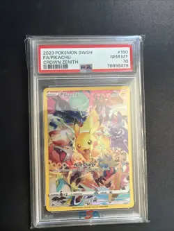 2023 Pokemon SWSH Crown Zenith Pikachu #160/159 PSA 10 - Image 1