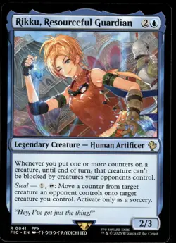 1x Rikku, Resourceful Guardian - Commander: FINAL FANTASY - NM - MTG - Image 1