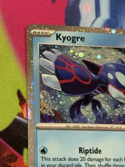 Pokemon Mega Evolution - #34/132 Kyogre Cosmos Holo - Image 2