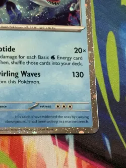 Pokemon Mega Evolution - #34/132 Kyogre Cosmos Holo - Image 5