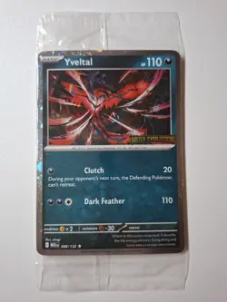 Pokemon - Yveltal - 088/132 - MEG - Promo - Cosmos Holo - Stamped - 1x Swirl -NM - Image 2
