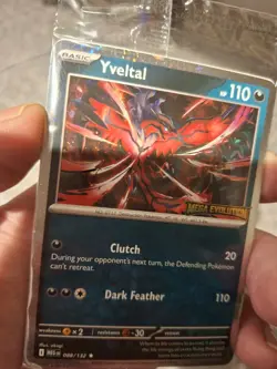 Pokemon - Yveltal - 088/132 - MEG - Promo - Cosmos Holo - Stamped - 1x Swirl -NM - Image 4