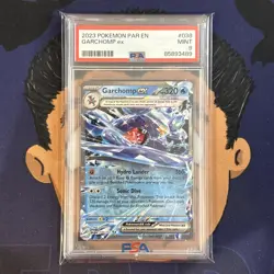 PSA 9 MINT 2023 Pokemon Paradox Rift GARCHOMP EX #038 Holo - Image 2