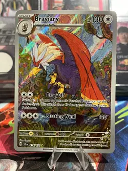 Braviary 214/191 Illustration Rare - Pokemon Surging Sparks - Near Mint - Image 1