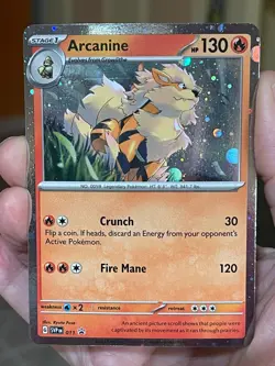POKEMON ARCANINE #SVP/011 PROMO BLACK STAR COSMOS HOLOFOIL VLP CARD - Image 2