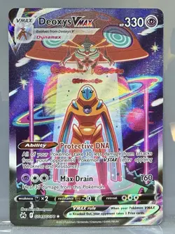 Pokemon Deoxys VMAX GG45/GG70 Alternative Art Crown Zenith Galarian - Image 1