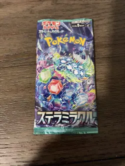1 Pack Stellar Miracle SV7 Japanese Pokemon Sealed Booster Pack - Image 1