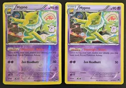Hypno 51/122 x2 1 RH 1 Reg Breakpoint Rare Pokemon TCG VLP/Dmg - Image 1