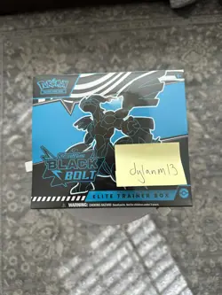 Pokemon TCG Black Bolt Elite Trainer Box (ETB) NEW SEALED - Image 1