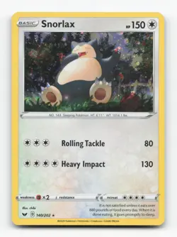 Pokemon TCG - Snorlax - 140/202 (Cosmos Holo) 140/202 NM Holo Blister Exclusives - Image 1
