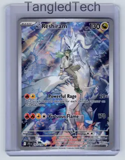 Pokemon N's Reshiram 167/159 SV09 Journey Together English Full Art Near Mint - Image 1