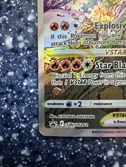 Pokemon TCG SWSH Promo Charizard VSTAR Holo #SWSH262 Sword & Shield - Image 5